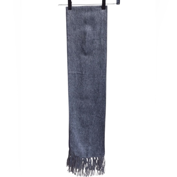 Alpaca Camargo Alpaca Blend Peruvian Gray Scarf - Picture 4 of 8